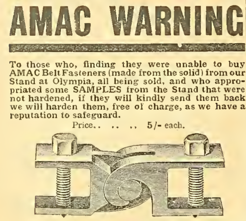 1911 AMAC ADVERT A:W