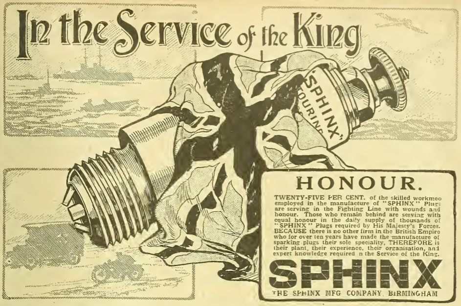 1915 SPHINX AD