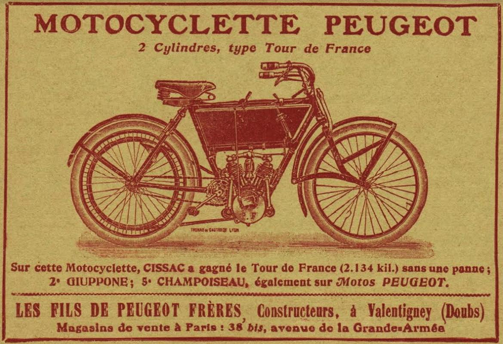 1906 PEUGEOT AD