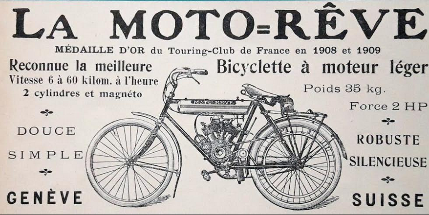 1909 MOTO REVE AD
