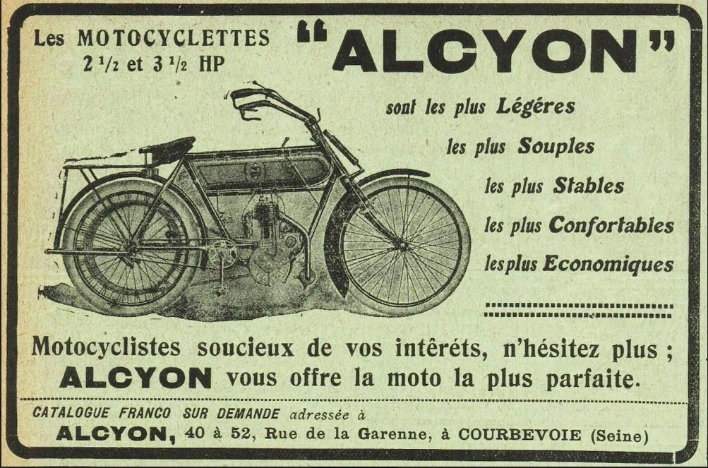 1913 ALCYON AD