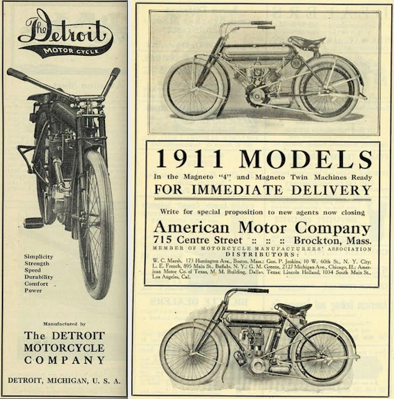 1911 AMERICAN+DETROIT ADS