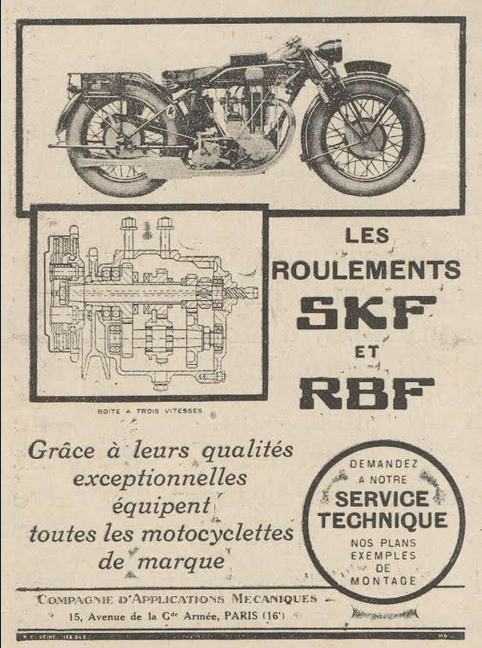 1930 SKF AD
