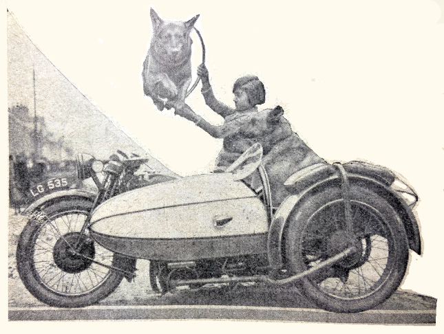 1932 JUMPING DOG