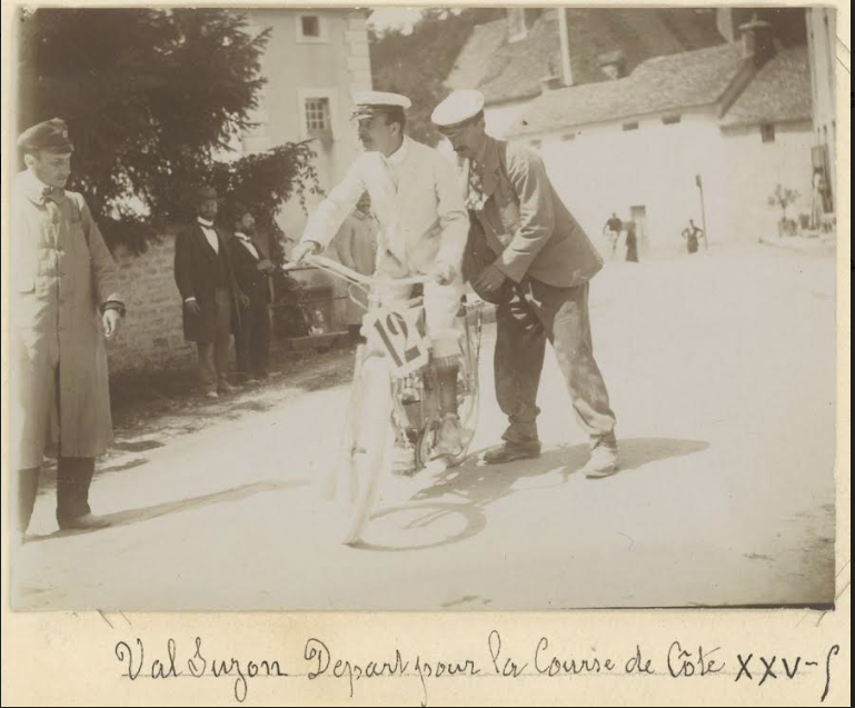 1900s VAL-SUZON COTE D'OR DEPART DE COURSE
