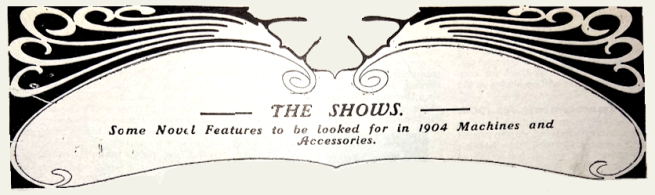 1903 SHOWS HEAD
