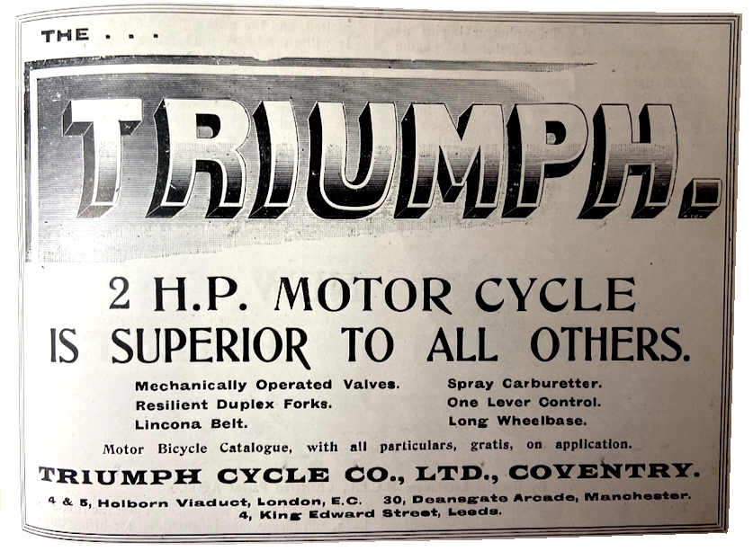 1903 TRIUMPH AD