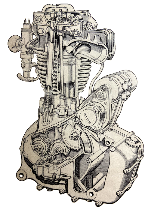 1935 BSA 500 ENGINE