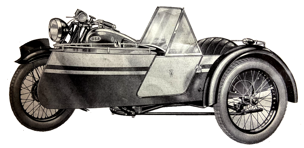 1935 BSA LAUNCH SCAR