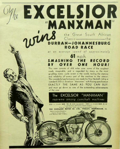 1935 EXCELSIOR AD
