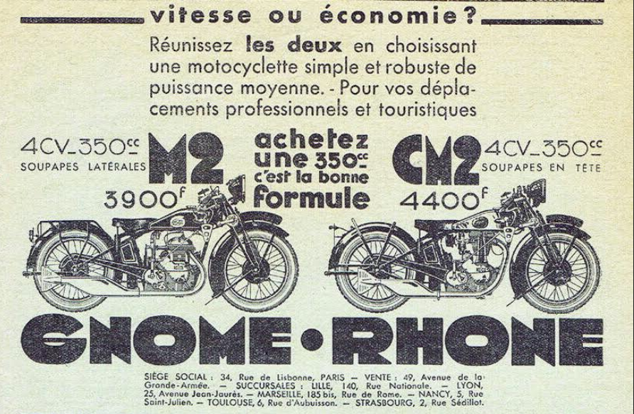 1935 GNOME RHONE AD