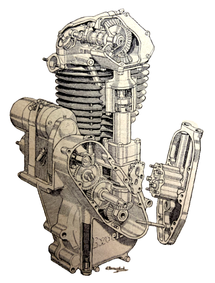 1935 MANXMAN 500 ENGINE