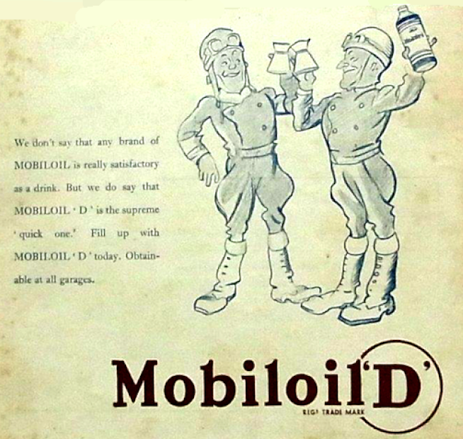 1935 MOBILOIL AD