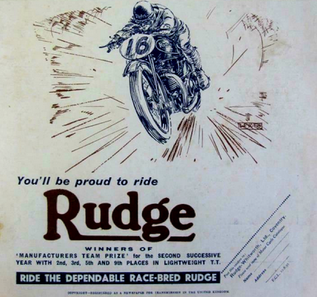 1935 RUDGE AD