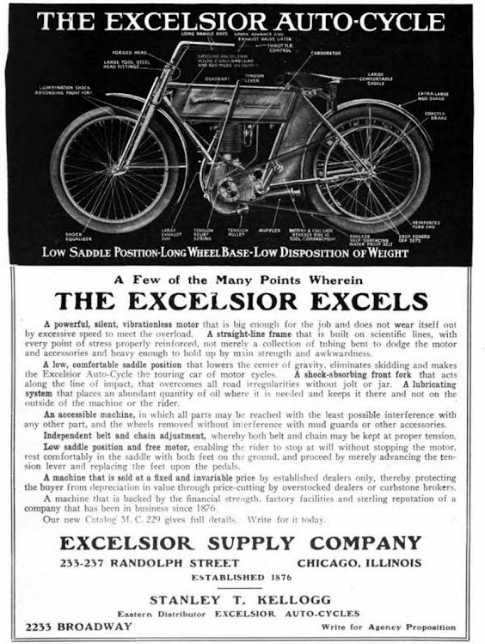 1909 EXCELSIOR US AD